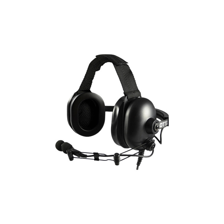 OTTO V4-10431-S Classic Intrinsically Safe Behind-The-Head Heavy Duty Headset With Standard PTT [HT750 HT1250 HT1250LS PR860] (V4-10431-S)