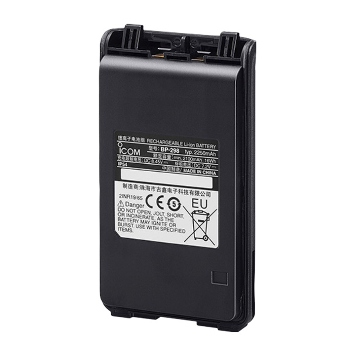 Icom BP298 7.2V Li-Ion 2250mAh Battery [V3MR 61] (BP298)