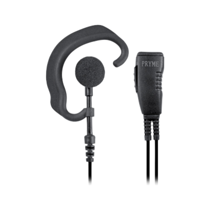 Pryme Medium Duty G-Hook Earpiece With Lapel Microphone and Quick Disconnect [PD702i PD752i PD782i] (SPM-355EBQD )