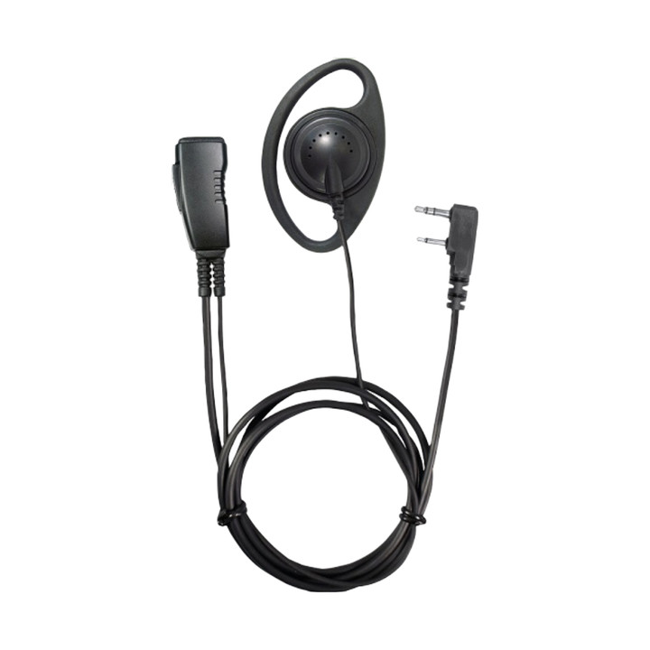 Pryme D-Shell Earpiece With Quick Disconnect [PD702i PD752i PD782i] (SPM-1255QD)