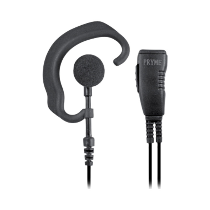 Pryme Medium Duty G-Hook Earpiece With Lapel Microphone [NX-200 NX-300 TK-2140 TK-3140 TK-5310] (SPM-311EB )