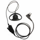 D-Shell Earpiece For Motorola [BPR40 BPR40D CLS1110 CLS1410 CP185 CP200 CP200D VL50] (D-Shell-M1)