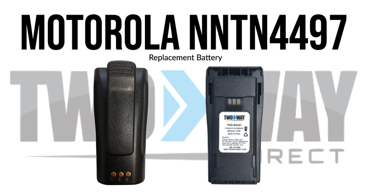 Motorola NNTN4497 Replacement Battery - TwoWayDirect.Com