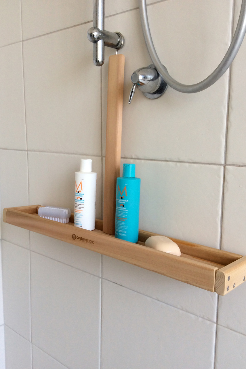 Cedar Shower Caddy Wooden Shower Caddy Cedar Magic