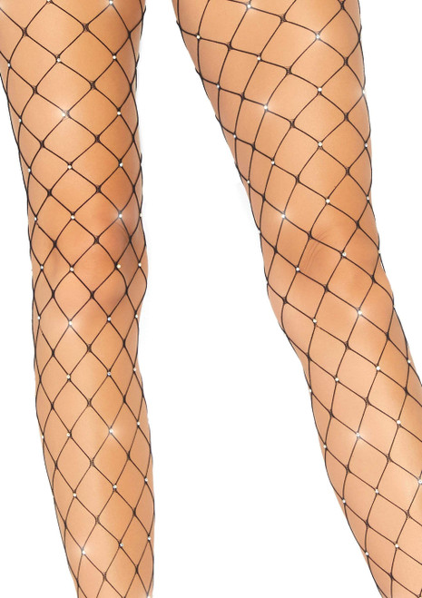 Rhinestone Fence fishnets  Rhinestone Fence fishnets