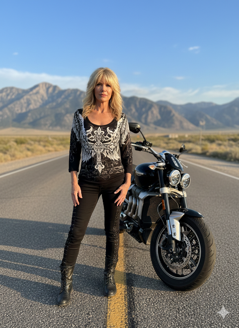 Long sleeve Cross and Wing  