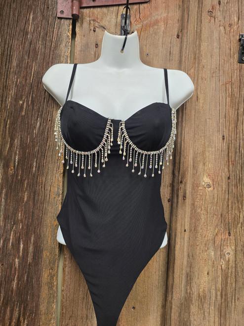 Jewel Fringe Bodysuit 