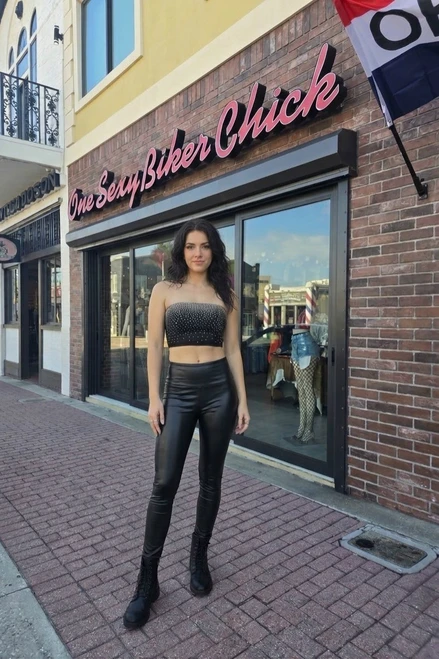 Bling cropped Tube Top 