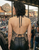 Open back Halter with Sequins 