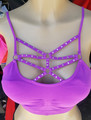 OSBC 100% Swarovski Crystal Violet Purple Spider Bra 