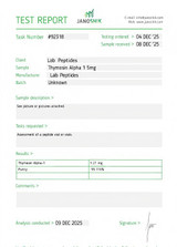 THYMOSIN ALPHA-1, 5-20mg/vial, 10 vials/pack - EXPRESS SHIPPING