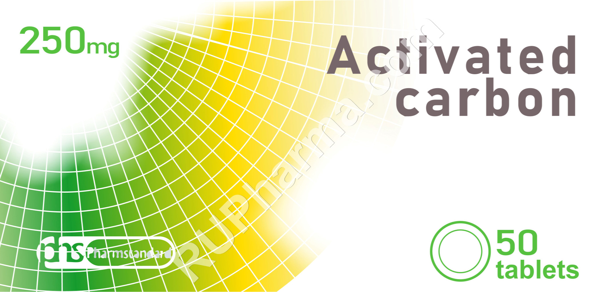 Buy ACTIVATED CHARCOAL (Activated Carbon), 250 mg/tab, 50 tabs