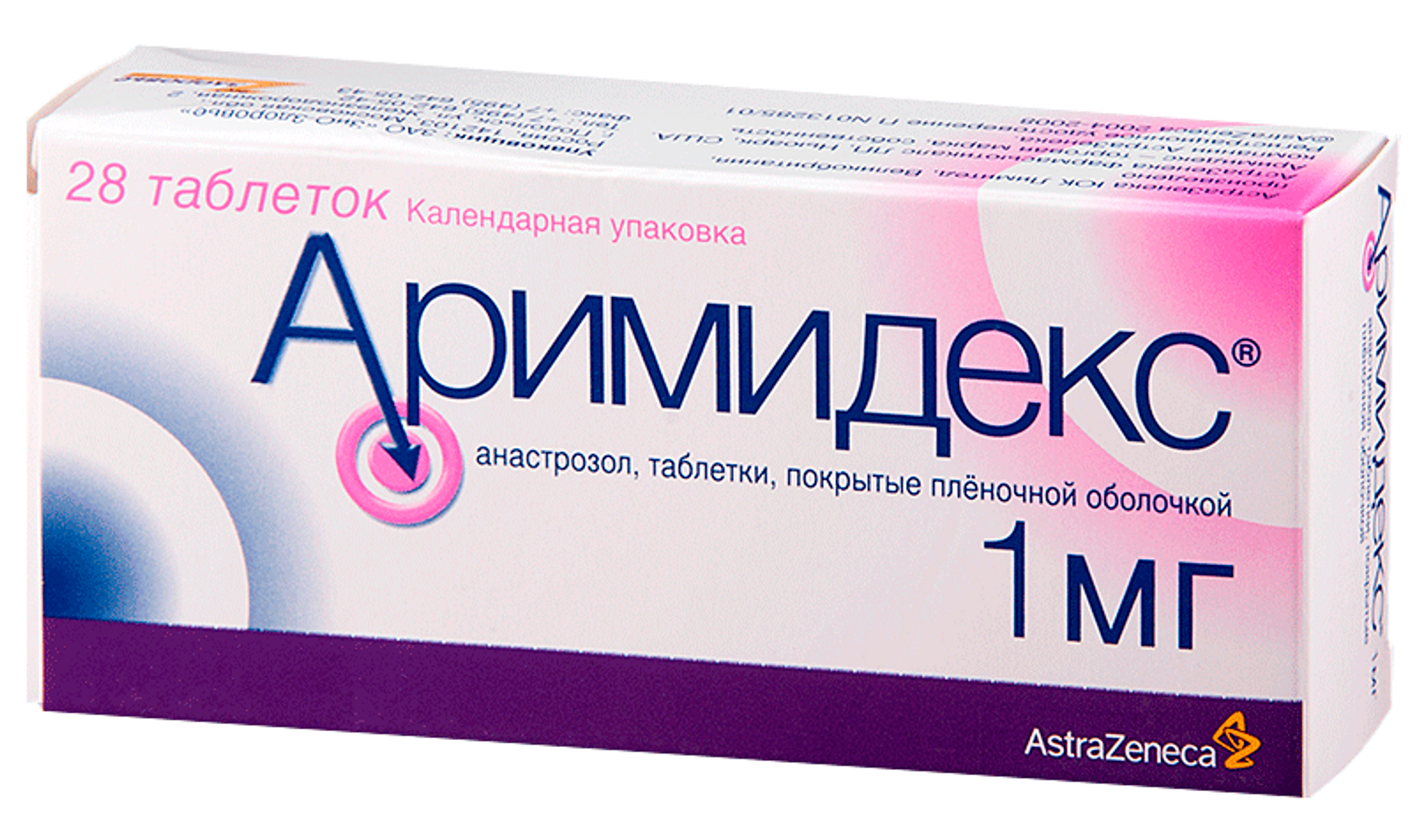 Buy ARIMIDEX® (Anastrazole) 1 mg/tab, 28 tabs/pack