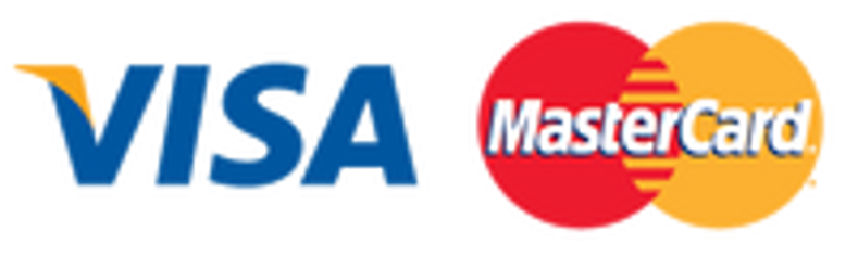 Visa and Mastercard now accepted