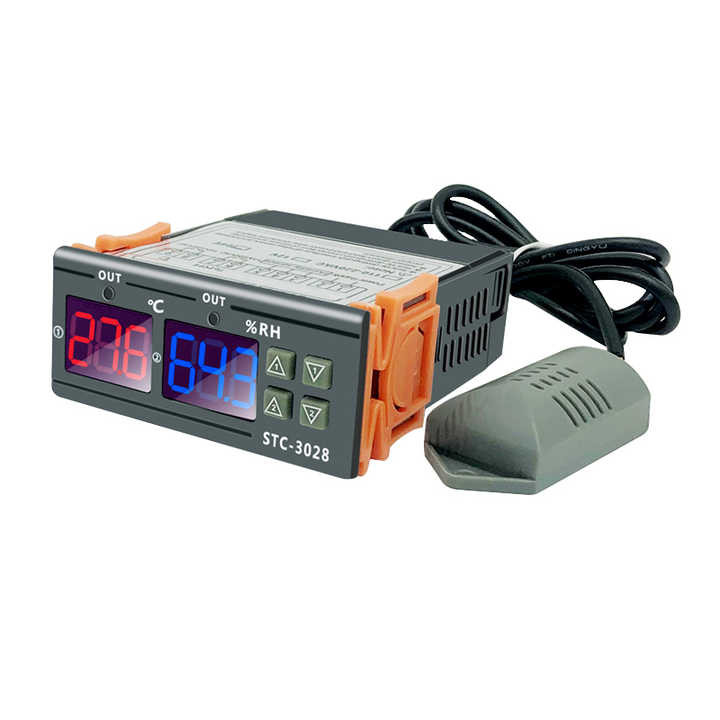 STC-3028 12V Temperature and Humidity Controller | Digital Display ...