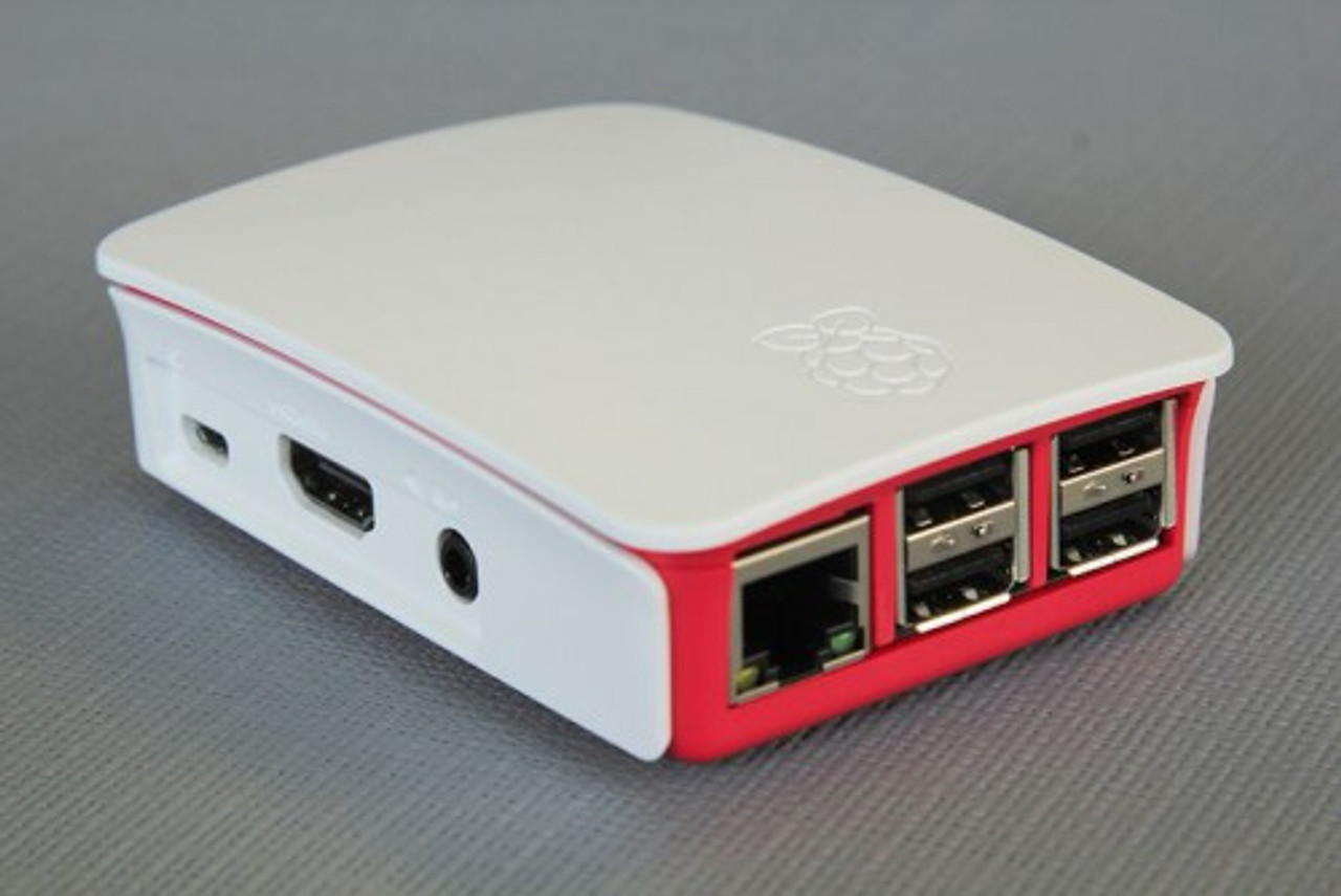 Official Red & White Casing for Raspberry Pi 3 Model B & Pi 3 Model B+