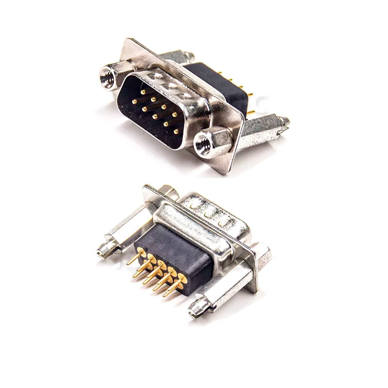 C86571 - CONNFLY | 9Pin Male DB9 D-Sub Connector Straight with