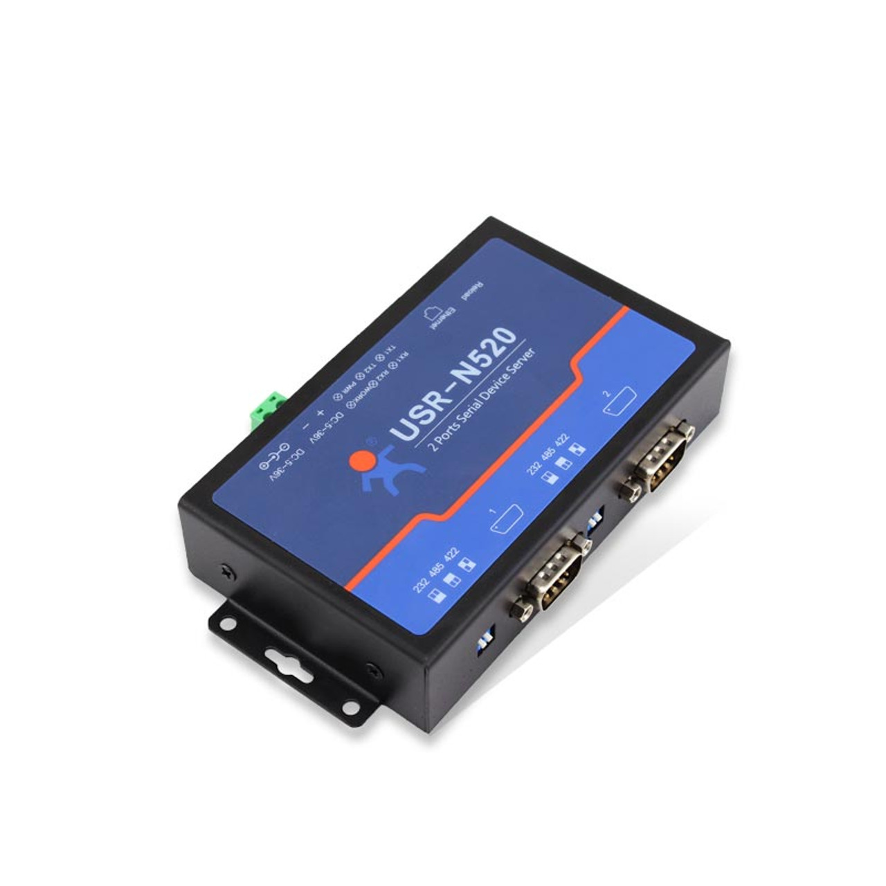 Buy USR-N520 - USR-IOT, 2-Port RS232/RS485 to Ethernet Converter Online