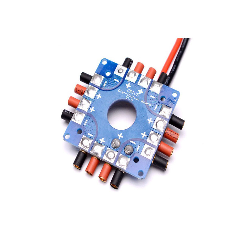Scheda Distribuzione ESC DPFHL Per Multirotore RC – XT60, Cavo 14 AWG, Blu