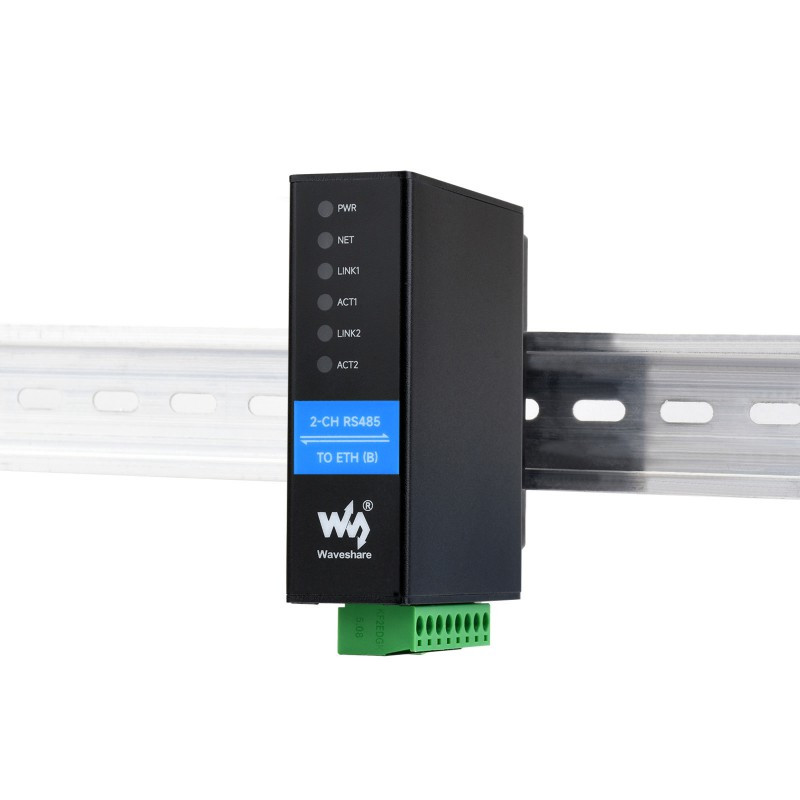 Rs485 With Rj45 2-Ch RS485 to RJ45 Ethernet Serial Server | Dual RS485 & Ethernet ...