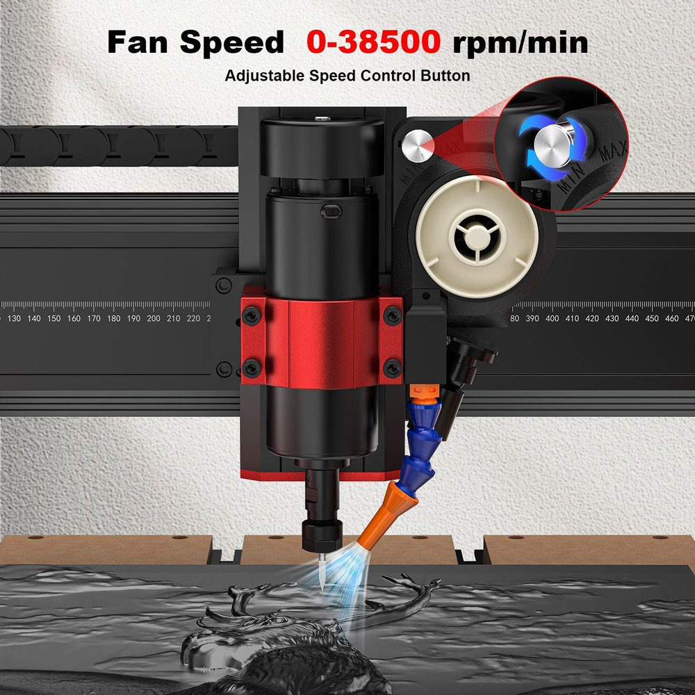 TwoTrees 500W Air-Cooled Cooling Kit for CNC Routers | Evelta