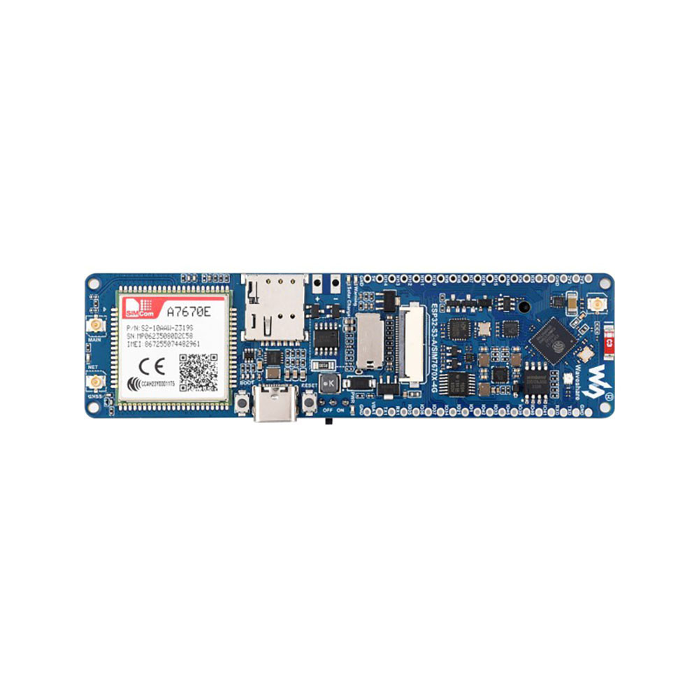 ESP32-S3 A7670E 4G LTE Cat-1 / 2G / WiFi / Bluetooth Development Board ...