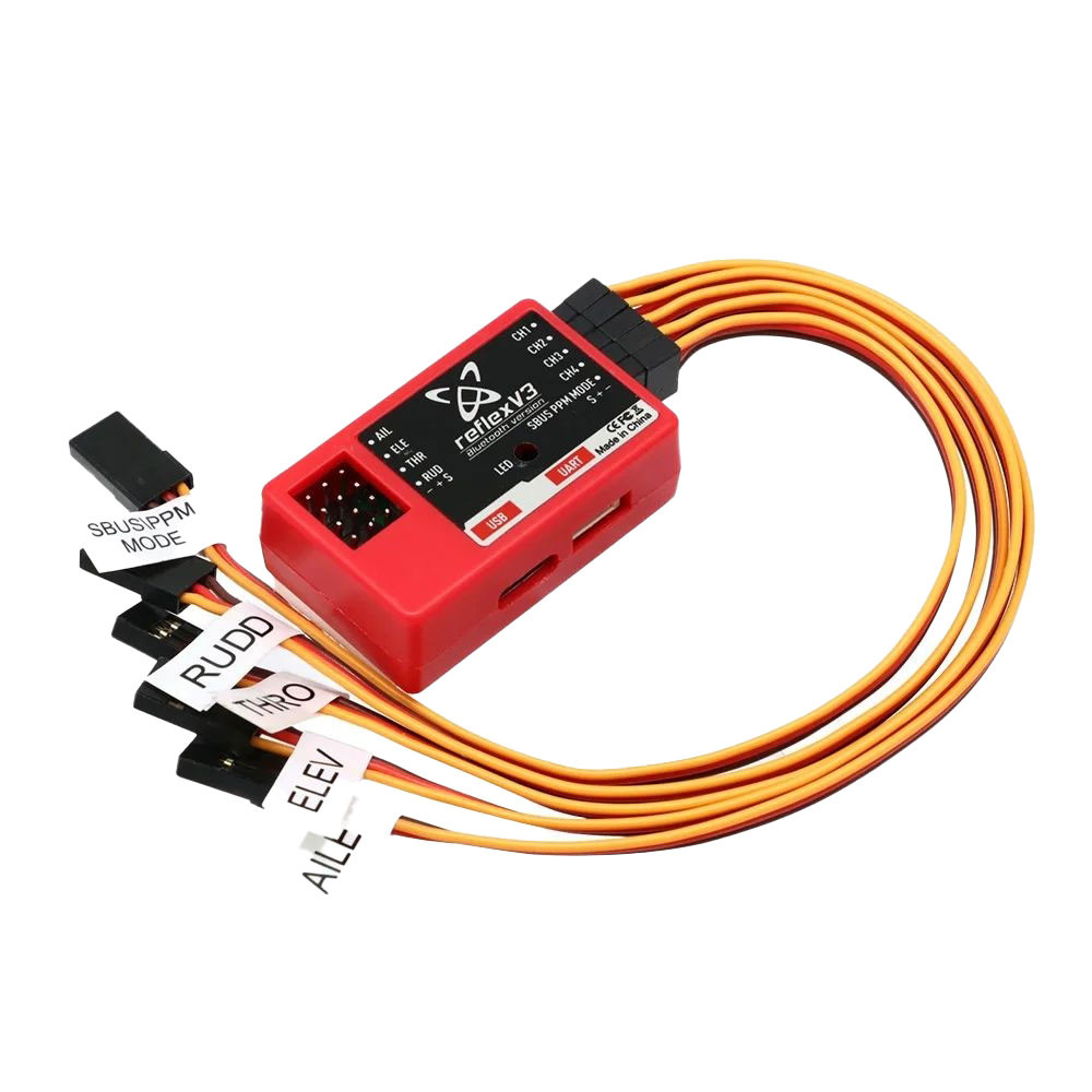 FMS Reflex V3 Gyro Stabiliser Flight Controller for RC Fixed-Wing ...