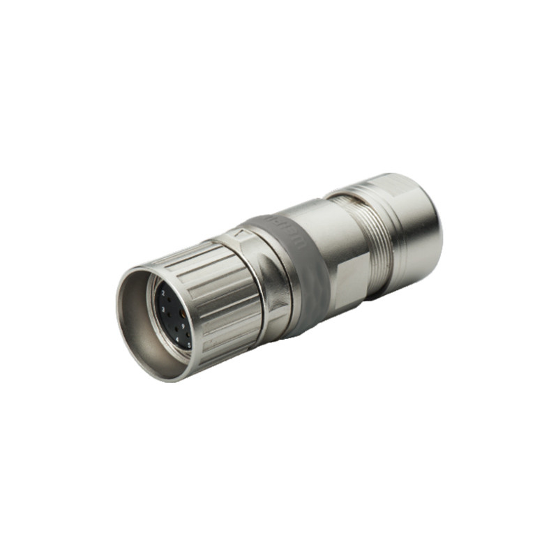 Buy 19 Pin M23 IP67 Waterproof Shield Plug Cable Connector- WEIPU | Evelta