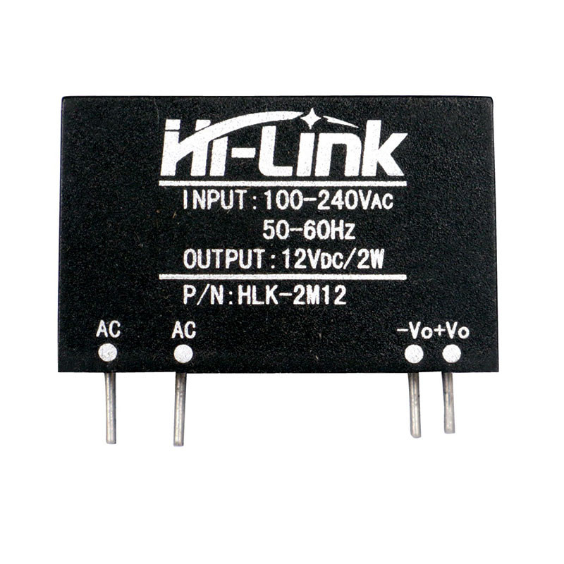 Buy HLK-2M12 - Hi-Link | 12V 2W AC-DC Step Down Mini Power Module | Evelta