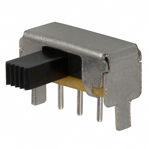 Slide Switch RA - PCB Mount (Pitch 0.1 inch) Right Angle