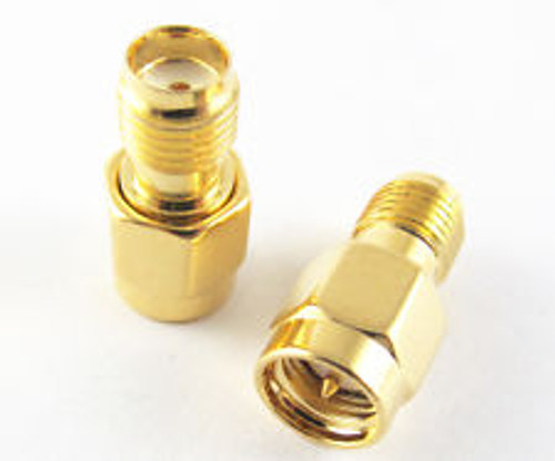 SMA Adapter SMA Plug to SMA Jack Straight (SMA Male to SMA Female Connector)