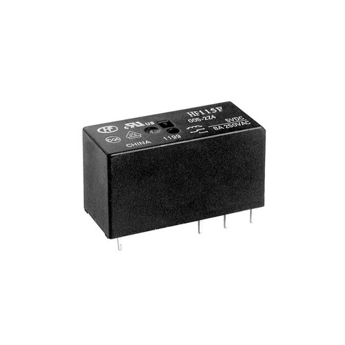 5VDC 1C 5.0mm 1 pole 16A Miniature High Power Relay  - HF115F/005-1ZS3  - Hongfa