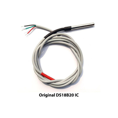 DS18B20-PR-3M - DS18B20 Digital Waterproof Temperature Sensor Probe 3M Cable