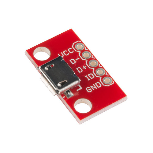 BOB-12035 - USB Micro-B Breakout SparkFun