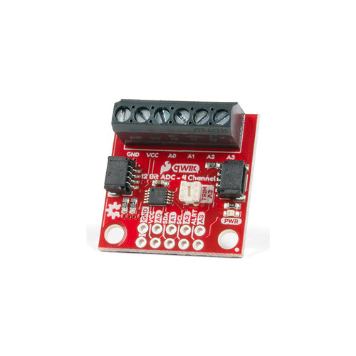 DEV-15334 - ADS1015 4 Channel Qwiic Board 12Bit ADC I2C SparkFun