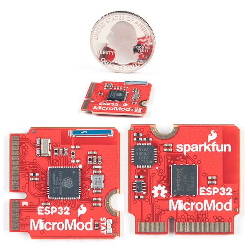 WRL-16781 - SparkFun MicroMod ESP32 Processor 32-Bit Embedded Evaluation Board - SparkFun