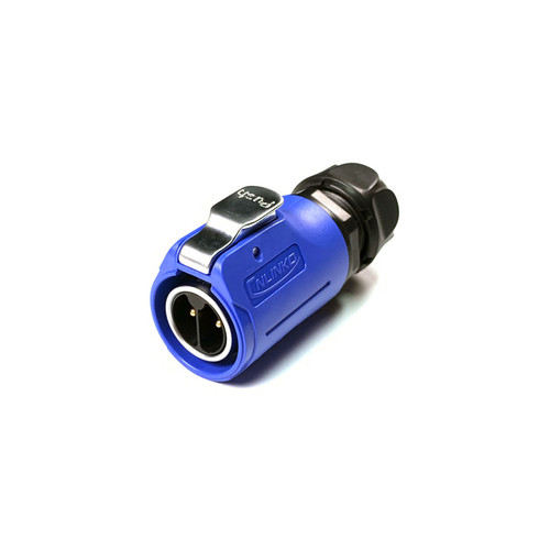 LP-20-C02PE-01-002A - LP20 Series 500V 20A 2Pin Male Plug IP67 Waterproof Power Connector with Barrier - Linko Electric