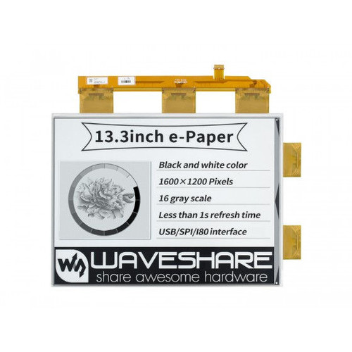 13.3inch e-Paper e-Ink Raw Display