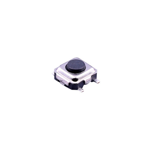 TS3315A - 12V 50mA 3.3x3.3x1.5mm 4Pin Round Button SPST Straight Tactile Switch SMD