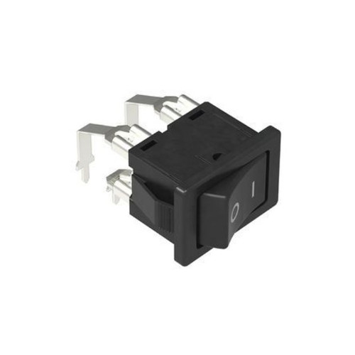 Rocker Switch DPST Snap-in Right Angle - SDDJE30500