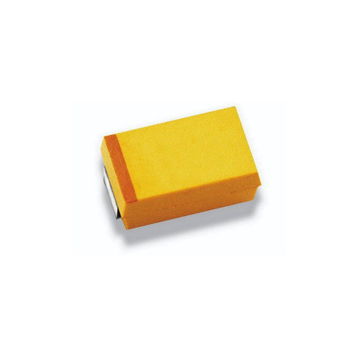 TC212B107M010Y - 100uF 10V 20% Case-B 3528 Chip Solid MnO2 Tantalum Capacitor Yellow