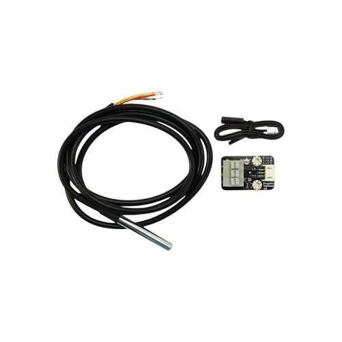 Gravity DS18B20 waterproof digital temperature sensor kit with 1-Wire interface and pluggable terminal adapter