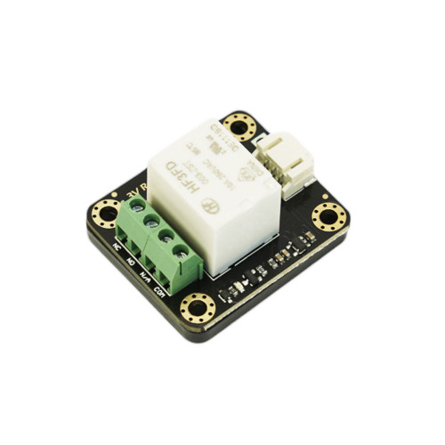 Gravity Digital 10A relay module with Gravity 3-pin interface for Arduino, Raspberry Pi, and 3.3V microcontroller applications