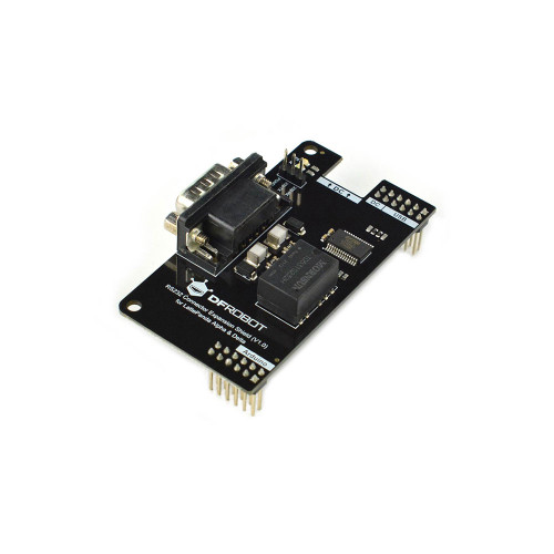 RS232 connector expansion shield for LattePanda Alpha, Delta, and 3 Delta with an isolated industrial serial communication interface