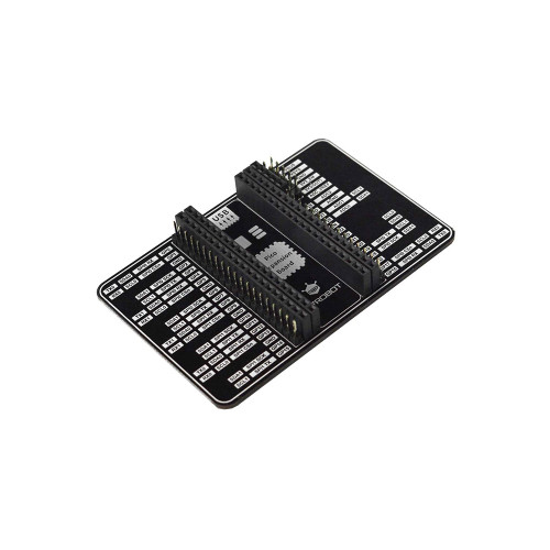 IO expansion board for Raspberry Pi Pico and Pico 2 with full GPIO pin breakout and clearly labeled male and female connectors