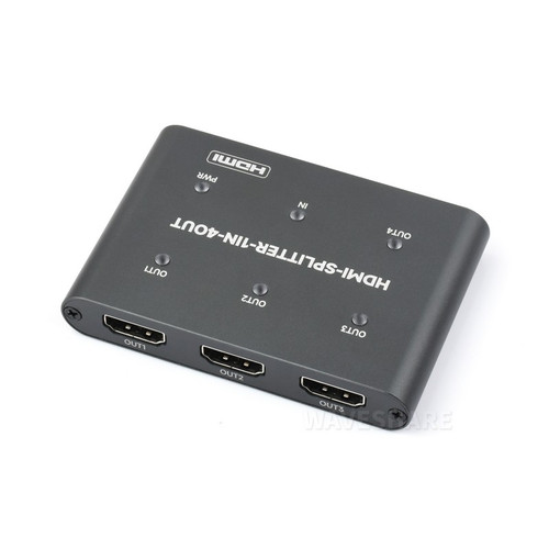 HDMI 4k Splitter, 1 In 4 Out, Share One HDMI source