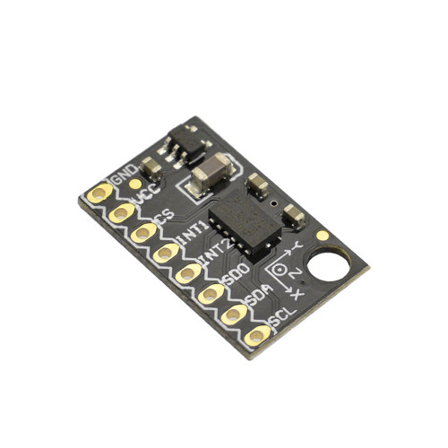 Fermion ADXL345 digital triaxial accelerometer breakout with 13-bit resolution and +/-16g measurement range