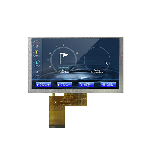 LI80480C050HA9098-TR - 5.0 Inch 800x480 TFT LCD Display Module Resistive Touch