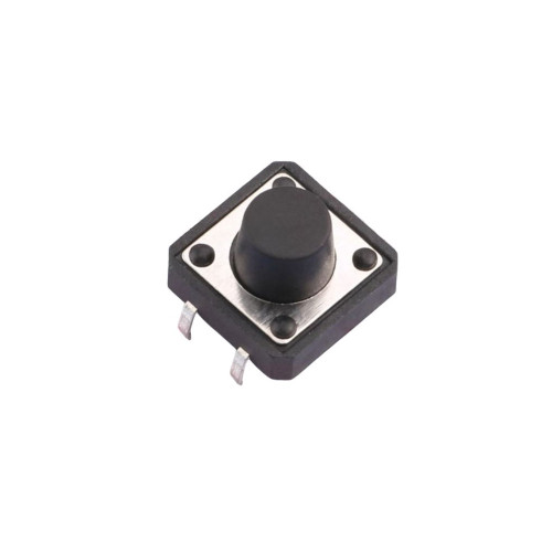 TS128CJ 4 Pin SPST Straight Round Button PC Pin 12.0x12.0x8.0mm30V 300mA