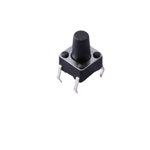 TS6685CJ 12V PCPin Round Button Tactile Switch SPST 6.0x6.0x8.5mm 50mA